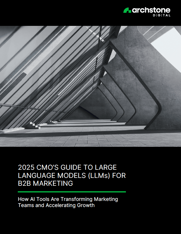 Cover of 2025 CMO’s Guide to Large Language Models (LLMs) for B2B Marketing